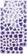 Craft O'clock paperipakkaus Basic Flowers Set 7, Lavender