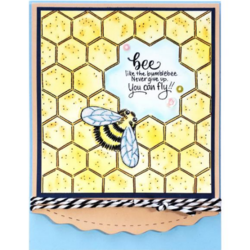 Stampendous leimasinsetti Bumblebee Happy