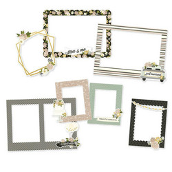 Simple Stories Simple Happily Ever After Chipboard Frames -kehykset