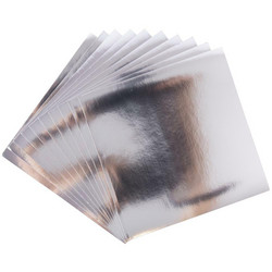 Sizzix Surfacez Aluminum Metal -arkit, sävy Silver