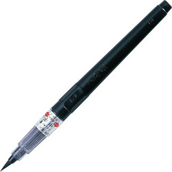 ZIG Fude Pen Chuji -sivellinkynä, musta
