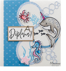 Marianne Design leimasin- ja stanssisetti Eline's Animals In The Sea