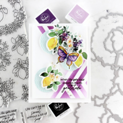 Pinkfresh Studio washi-teippi Lemons & Blueberries