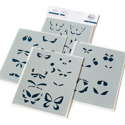 Pinkfresh Studio sapluunasetti Small Butterflies, A2