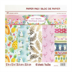 Craft Smart paperipakkaus Hot Tropic, 12