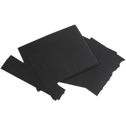 49 and Market Foundations Jagged Flip Folio -sivut, musta
