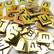 Dovecraft Mini Letter Tiles -koristeet, Gold 