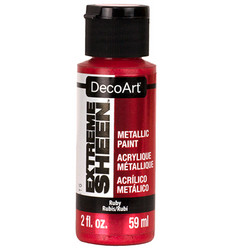 DecoArt Extreme Sheen Metallics -maali, sävy Ruby