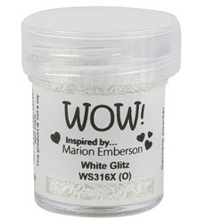 Wow! Embossing Glitters -kohojauhe, sävy White Glitz, Mixture (O)