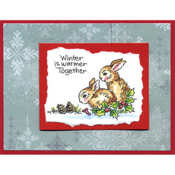 Stampendous leimasinsetti Birds And Bunnies