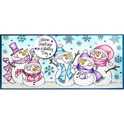 Stampendous leimasinsetti Snow Time