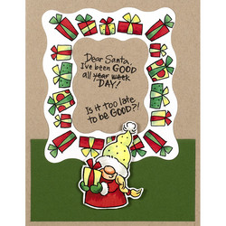 Stampendous leimasinsetti Santa Frame