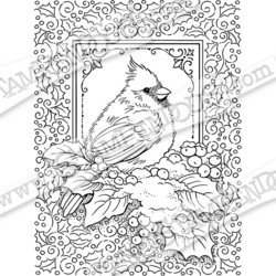 Stampendous leimasin Cardinal Frame