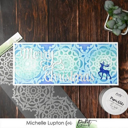 Picket Fence sapluuna Slimline Hand Cut Snowflake