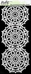Picket Fence sapluuna Slimline Hand Cut Snowflake