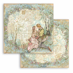 Stamperia Sleeping Beauty skräppipaperi Lovers
