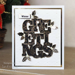 Creative Expressions 3D kohokuviointikansio Bold Snowflakes