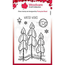 Woodware leimasin Winter Trees