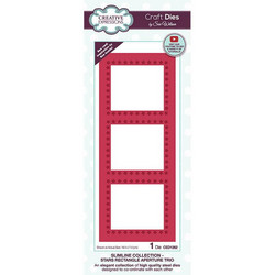 Creative Expressions stanssi Slimline Stars Rectangle Aperture Trio