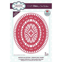 Creative Expressions stanssi Ornate Oval Frame
