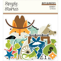 Simple Stories Howdy! Bits & Pieces, leikekuvat