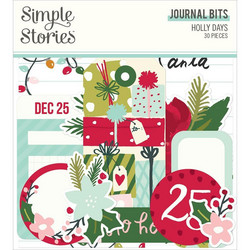 Simple Stories Holly Days Journal Bits, leikekuvat