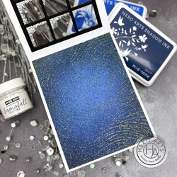 Hero Arts leimasin Etched Winter Swirls Bold Prints