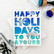 Hero Arts Happy Holidays Cover Plate -stanssi