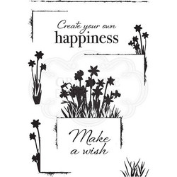 Creative Expressions Delicate Daffodils -leimasin