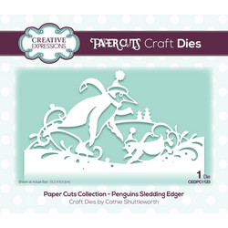 Creative Expressions stanssi Penguins Sledding Edger
