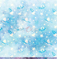 Craft O'clock skräppipaperi Cosmic Adventures 03