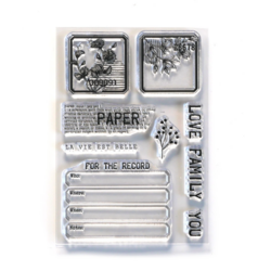 Elizabeth Craft Designs leimasin Paper Love