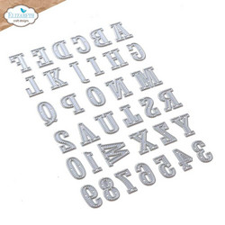 Elizabeth Craft Designs stanssi Planner Essentials 37, Stitched Letters & Numbers