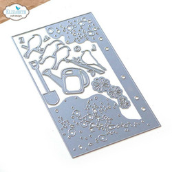 Elizabeth Craft Designs stanssi Planner Essentials 38, Birds on Splatter Page