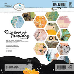 Elizabeth Craft Designs Rainbow of Happiness -paperipakkaus, 12