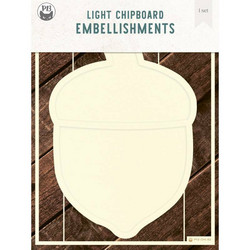 P13 Light Chipboard -koristeet Deco Base Acorn