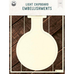 P13 Light Chipboard -koristeet Deco Base Bottle