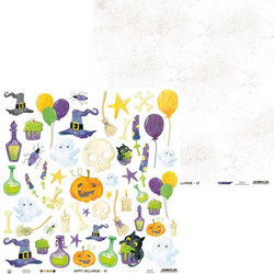 P13 skräppipaperi Happy Halloween 07