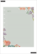 Happy Planner Block Pad -paperipakkaus, Floral