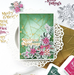 Pinkfresh Studio sapluunasetti Poinsettia