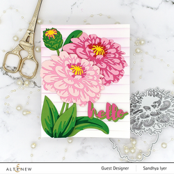 Altenew Craft-A-Flower: California Giants -stanssisetti