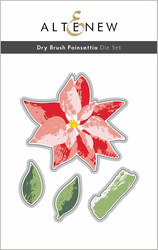 Altenew Dry Brush Poinsettia -stanssisetti