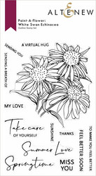 Altenew Paint-A-Flower: White Swan Echinacea -leimasinsetti