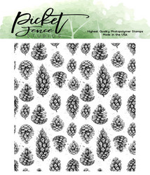 Picket Fence leimasin Falling Pinecones