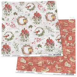 Ciao Bella Memories Of Snowy Day -skräppipaperi Wreaths & Toys