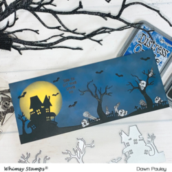 Whimsy Stamps Scream Time -leimasinsetti
