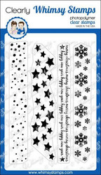 Whimsy Stamps Basic Christmas Backgrounds -leimasinsetti