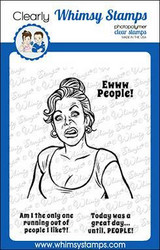 Whimsy Stamps Meme People -leimasinsetti