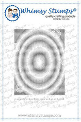 Whimsy Stamps Cosmic Half Tone Oval -leimasin