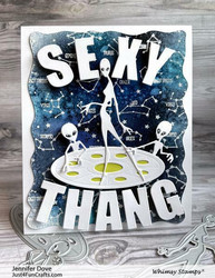 Whimsy Stamps Space Aliens -stanssisetti